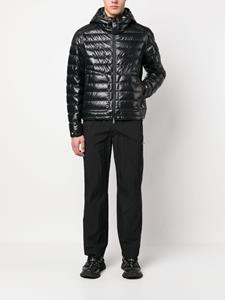 Moncler Donsjack met logopatch - Zwart