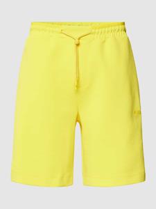 BOSS Green Sweatshorts met galonstrepen, model 'Headlo'