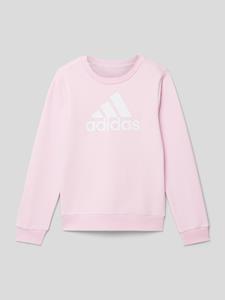 Sweatshirt met labelprint