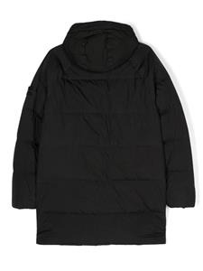 Stone Island Junior Gewatteerd jack - Zwart