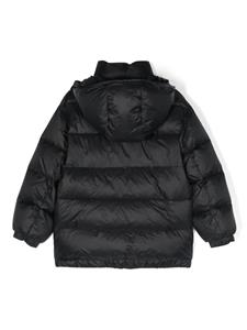 Dolce & Gabbana Kids Jas met capuchon - Zwart