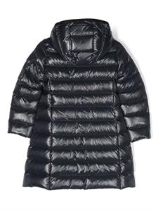 Moncler Enfant Jas met logopatch - Blauw