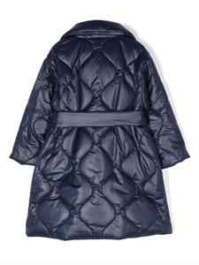 Monnalisa Jas met ceintuur - Blauw