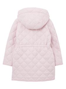 Burberry Kids Jas met capuchon - Roze