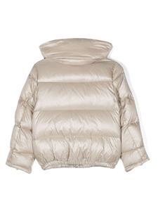 Herno Kids Donsjack met capuchon - Beige