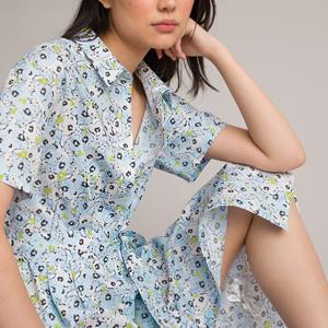LA REDOUTE COLLECTIONS Wijd uitlopende jurk, lang, bloemenprint