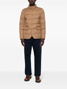 Woolrich high-neck snap-fastening padded jacket - Bruin