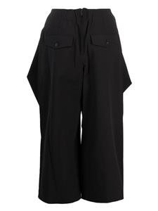 Issey Miyake Cropped broek - Zwart