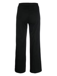 Semicouture Roma decorative-stitching cropped trousers - Zwart