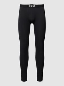 Boss Legging met elastische band en labeldetail