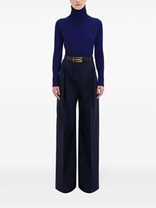 Victoria Beckham Broek met wijde pijpen - Blauw