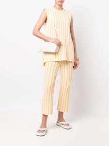 Jil Sander Cropped broek - Geel