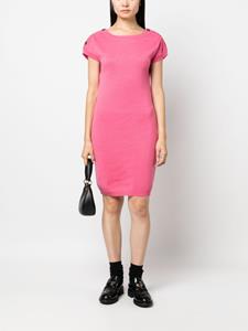 Saint Laurent Pre-Owned Jurk met korte mouwen - Roze