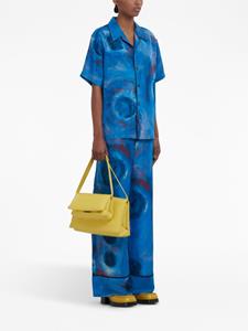 Marni Broek met wijde pijpen - Blauw