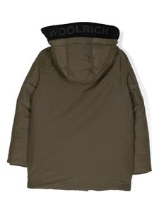 Woolrich Kids Parka met capuchon - Groen