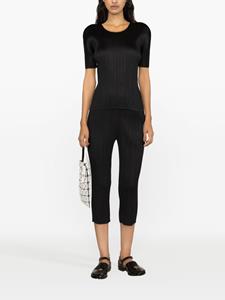 Pleats Please Issey Miyake Cropped broek - Zwart