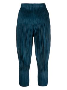 Pleats Please Issey Miyake Cropped plooibroek - Blauw