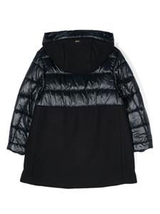 Herno Kids panelled hooded puffer coat - Blauw