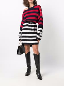 Balmain Gestreepte jurk - Rood