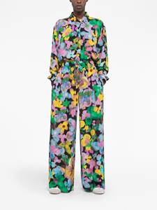 AZ FACTORY x Lutz Huelle broek met wijde pijpen - Roze