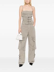 Blumarine Broek met wijde pijpen - Grijs