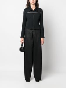 Haikure Broek met wijde pijpen - Zwart