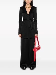 Jil Sander Broek met wijde pijpen - Zwart