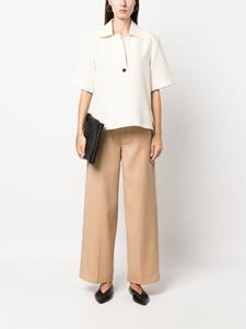 Jil Sander Broek met wijde pijpen - Beige