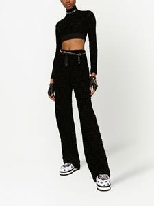 Dolce & Gabbana Broek met wijde pijpen - Zwart