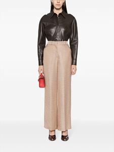 Lanvin Broek met wijde pijpen - Oranje