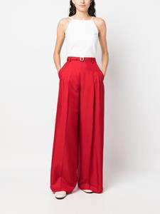 Ralph Lauren Collection Broek met wijde pijpen - Rood