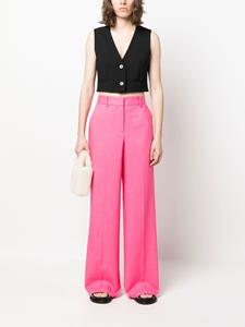 MSGM Broek met wijde pijpen - Roze