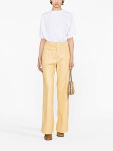 Stella McCartney Broek met wijde pijpen - Geel