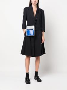 Marni Tribeca clutch met logoprint - Blauw