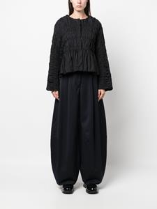 Simone Rocha Plooibroek met wijde pijpen - Blauw