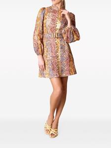 Zimmermann Jurk met paisley-print - Geel