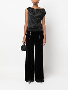 TOM FORD Broek met wijde pijpen - Zwart