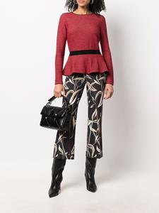 Christian Dior 2000s pre-owned cropped broek - Zwart