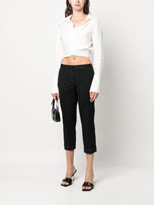 Prada Pre-Owned 2000s cropped broek - Zwart