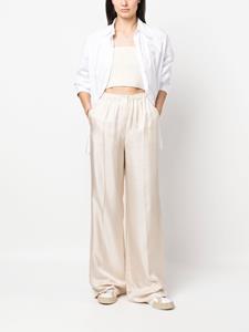 Prada Broek met wijde pijpen - Beige