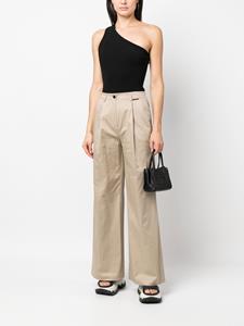 Karl Lagerfeld Broek met wijde pijpen - Beige