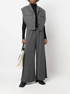 Jil Sander Broek met wijde pijpen - Grijs