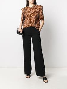 P.A.R.O.S.H. Broek met wijde pijpen - Zwart