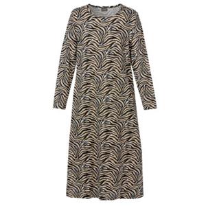 Trofé Trofe Zebra Long Sleeve Dress 