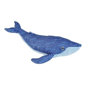 Pluche blauwe walvis knuffel 50 cm -