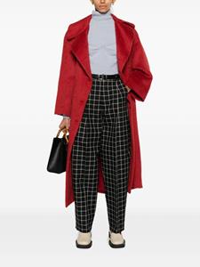 Marni check-pattern wide-leg cropped trousers - Zwart