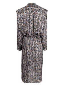 ISABEL MARANT Leidy floral-print dress - Zwart