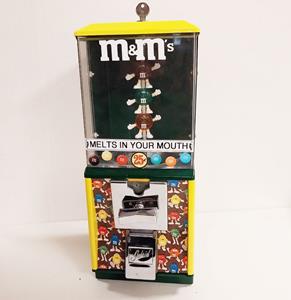 Fiftiesstore Gabriel M&M Snoep en Kauwgomballenautomaat - Origineel - $0,25