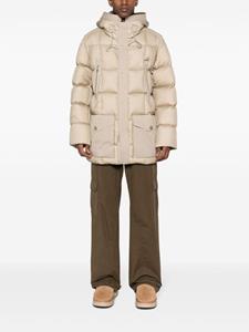 Ten C Norsel gewatteerde jas met capuchon - Beige