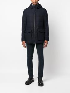 Corneliani Gewatteerd jack - Blauw